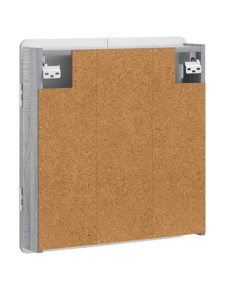 Armadio per Dartboard ZWOLLE Sonoma grigio Legno ingegnerizzato