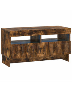 Mobile TV LED Rovere Fumo Legno ingegnerizzato