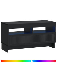 Mobile TV LED Nero Legno ingegnerizzato 2