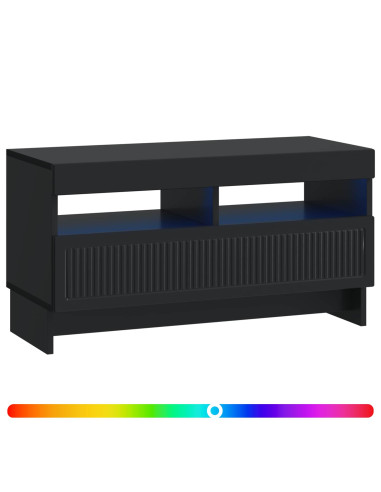 Mobile TV LED Nero Legno ingegnerizzato