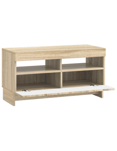 Mobile TV LED Rovere Sonoma Legno ingegnerizzato