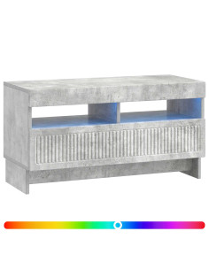 Mobile TV LED Grigio Cemento Legno ingegnerizzato 2
