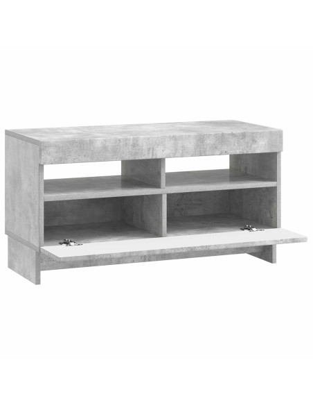 Mobile TV LED Grigio Cemento Legno ingegnerizzato