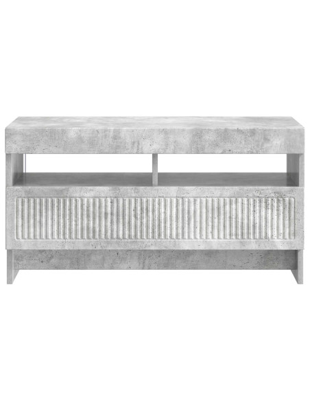 Mobile TV LED Grigio Cemento Legno ingegnerizzato