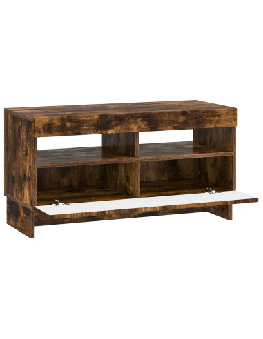 Mobile TV LED Rovere Fumo Legno ingegnerizzato