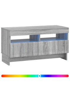 Mobile TV LED Sonoma grigio Legno ingegnerizzato 2
