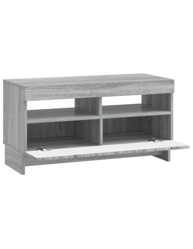 Mobile TV LED Sonoma grigio Legno ingegnerizzato