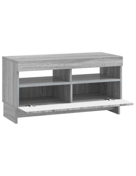 Mobile TV LED Sonoma grigio Legno ingegnerizzato