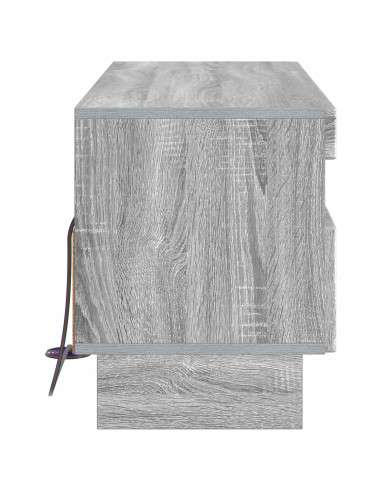Mobile TV LED Sonoma grigio Legno ingegnerizzato