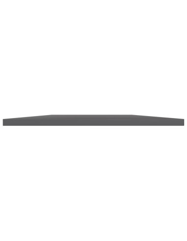 Ripiani per Libreria 8pz Grigio Lucido 80x40x1,5cm Multistrato