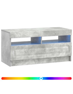 Mobile TV LED Grigio Cemento Legno ingegnerizzato 2