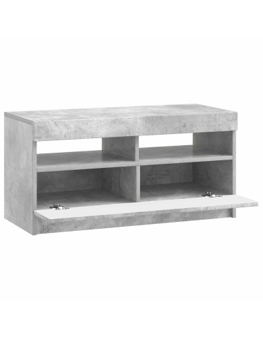 Mobile TV LED Grigio Cemento Legno ingegnerizzato