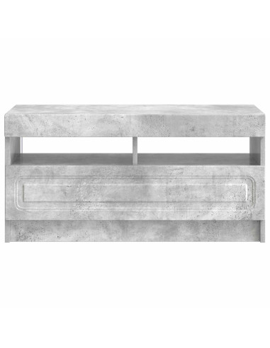 Mobile TV LED Grigio Cemento Legno ingegnerizzato