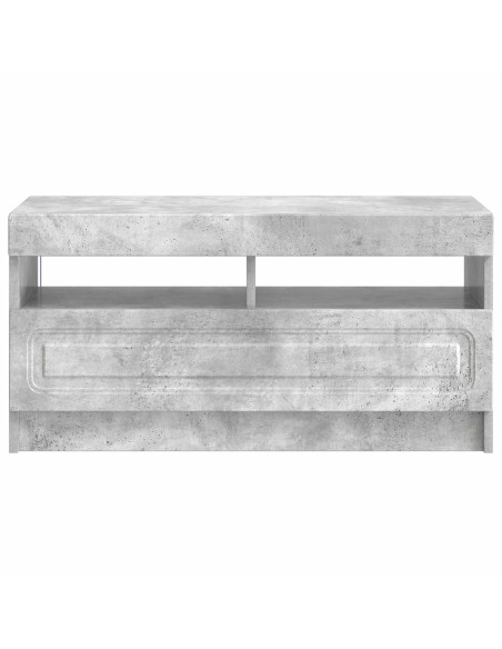 Mobile TV LED Grigio Cemento Legno ingegnerizzato