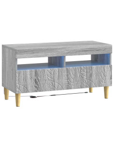 Mobile TV LED Sonoma grigio Legno ingegnerizzato