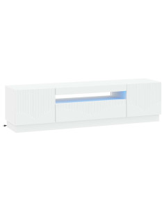 Mobile TV LED Bianco Legno ingegnerizzato