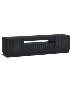 Mobile TV LED Nero Legno ingegnerizzato