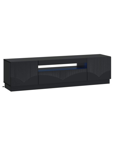 Mobile TV LED Nero Legno ingegnerizzato