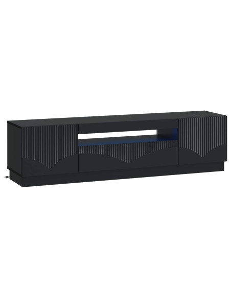 Mobile TV LED Nero Legno ingegnerizzato