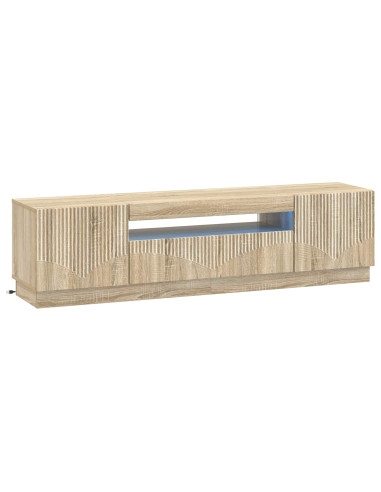 Mobile TV LED Rovere Sonoma Legno ingegnerizzato