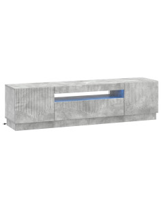 Mobile TV LED Grigio Cemento Legno ingegnerizzato