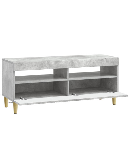 Mobile TV LED Grigio Cemento Legno ingegnerizzato