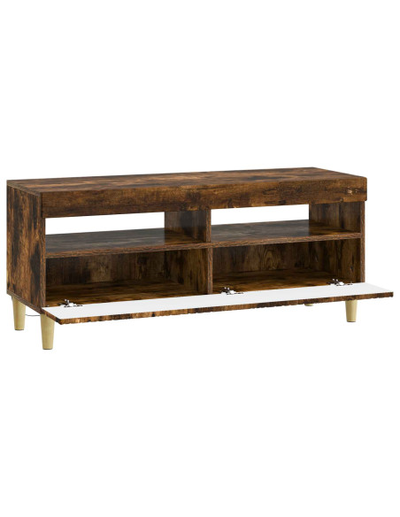 Mobile TV LED Rovere Fumo Legno ingegnerizzato