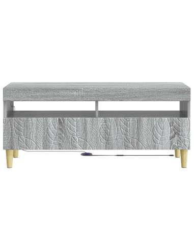 Mobile TV LED Sonoma grigio Legno ingegnerizzato