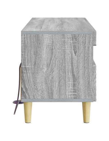 Mobile TV LED Sonoma grigio Legno ingegnerizzato