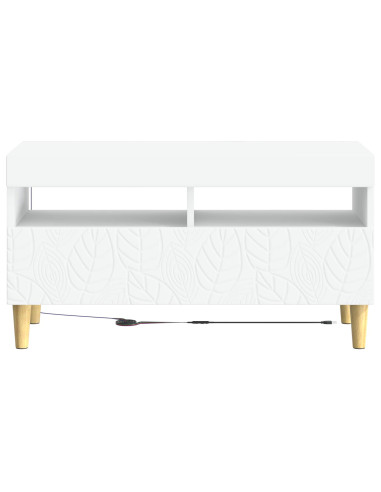 Mobile TV LED Bianco Legno ingegnerizzato