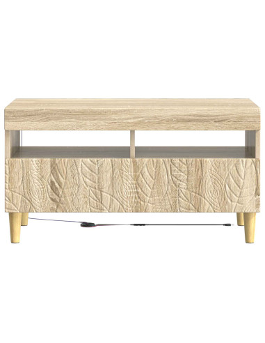 Mobile TV LED Rovere Sonoma Legno ingegnerizzato