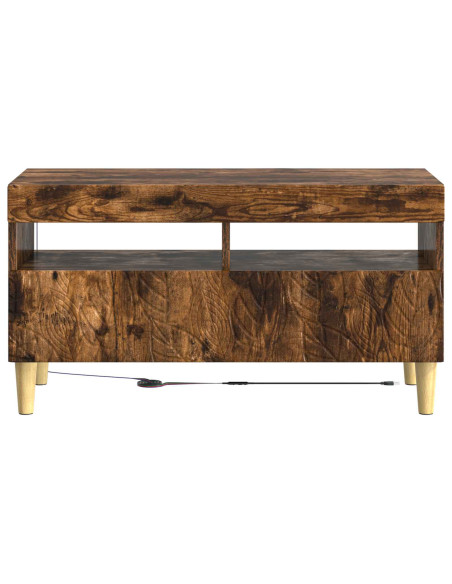 Mobile TV LED Rovere Fumo Legno ingegnerizzato