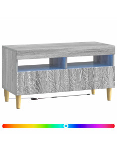Mobile TV LED Sonoma grigio Legno ingegnerizzato 2