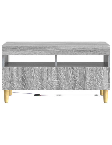 Mobile TV LED Sonoma grigio Legno ingegnerizzato