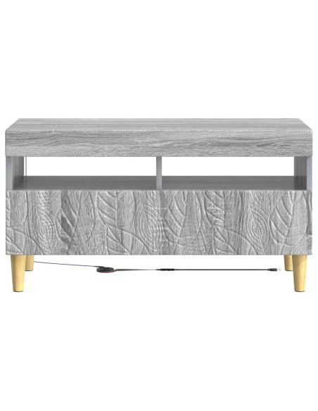 Mobile TV LED Sonoma grigio Legno ingegnerizzato