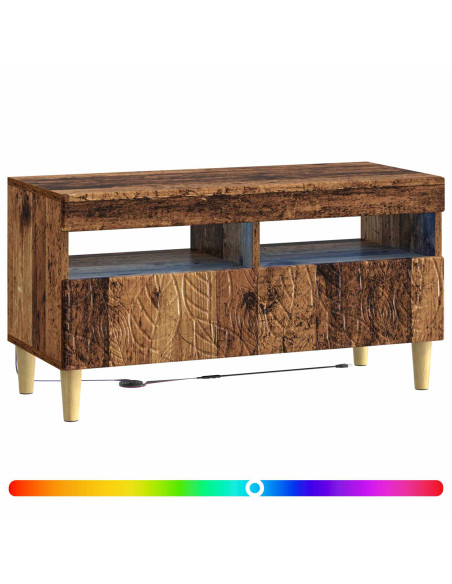 Mobile TV LED Legno antico Legno ingegnerizzato