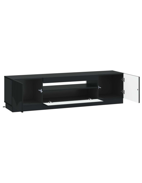 Mobile TV LED Nero Legno ingegnerizzato