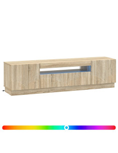 Mobile TV LED Rovere Sonoma Legno ingegnerizzato 2