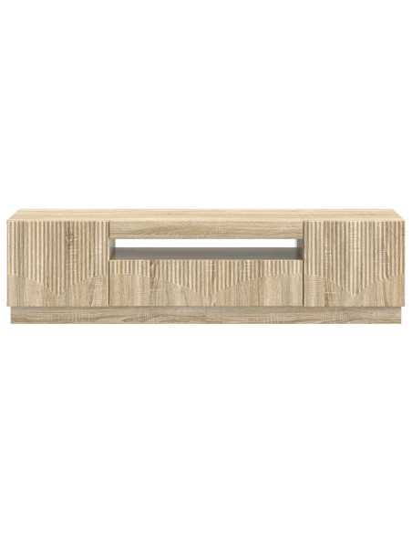 Mobile TV LED Rovere Sonoma Legno ingegnerizzato
