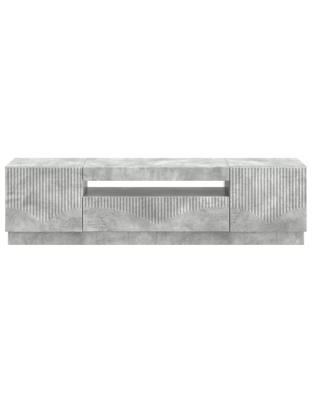 Mobile TV LED Grigio Cemento Legno ingegnerizzato