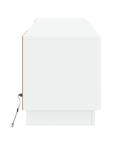 Mobile TV LED Bianco Lucido Legno ingegnerizzato