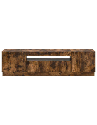 Mobile TV LED Rovere Fumo Legno ingegnerizzato