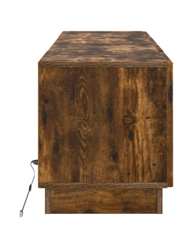 Mobile TV LED Rovere Fumo Legno ingegnerizzato