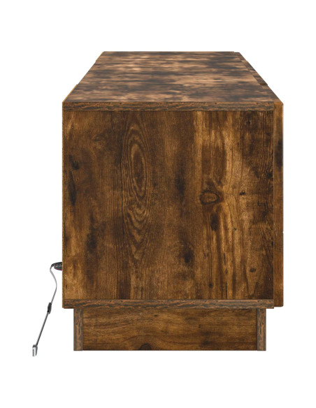 Mobile TV LED Rovere Fumo Legno ingegnerizzato