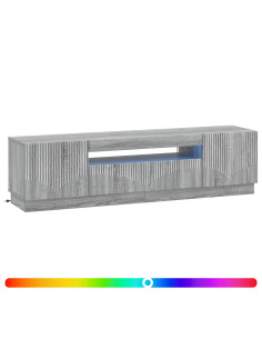 Mobile TV LED Sonoma grigio Legno ingegnerizzato 2