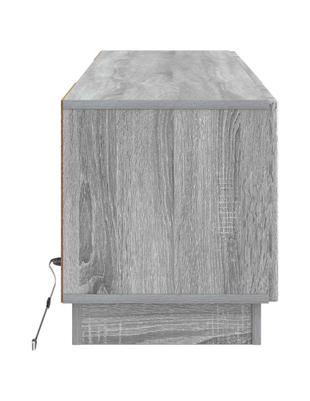 Mobile TV LED Sonoma grigio Legno ingegnerizzato