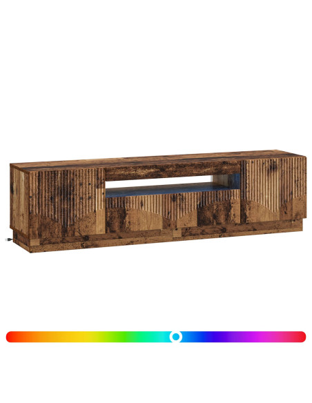Mobile TV LED Legno antico Legno ingegnerizzato