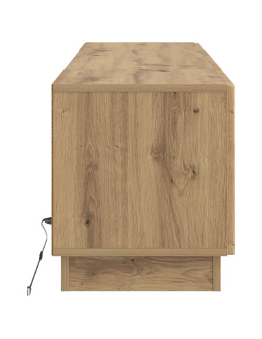 Mobile TV LED Rovere Artigianale Legno ingegnerizzato