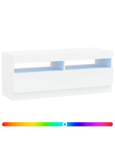 Mobile TV LED Bianco Legno ingegnerizzato 2