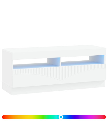 Mobile TV LED Bianco Legno ingegnerizzato